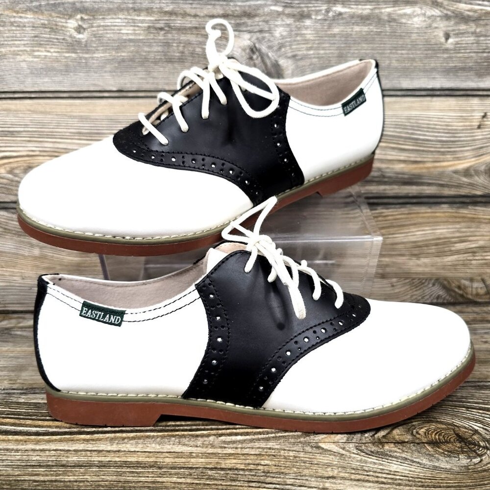 Eastland Sadie Oxford Saddle Memory Foam Leather Shoes Excellent Women's  7.5